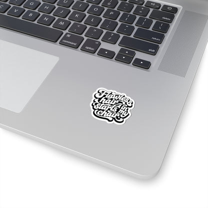 Flawless hair starts in my chair Sticker