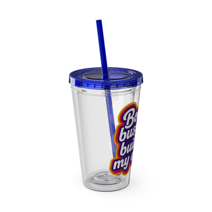 Booked, busy, and building my empire Insulated Cup