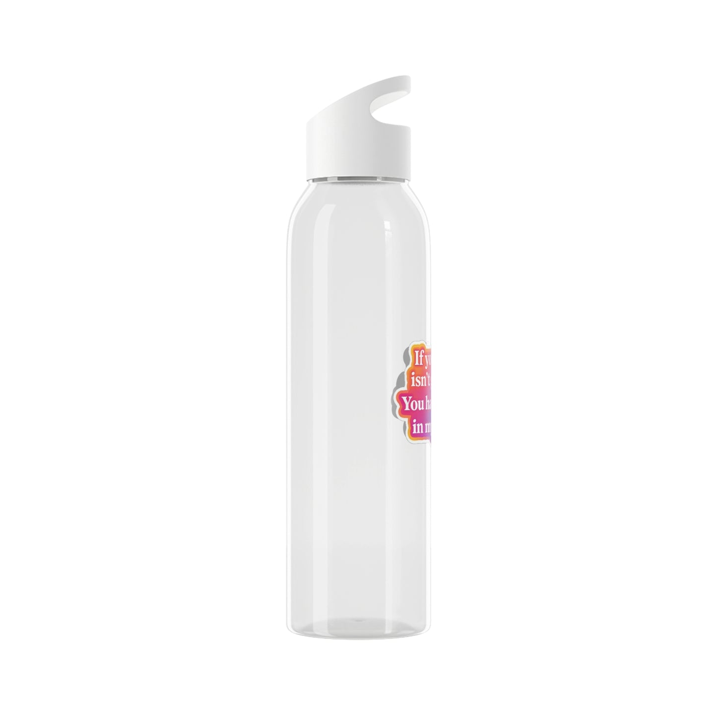 If your hair isn't giving you haven't sat in my chair Water Bottle