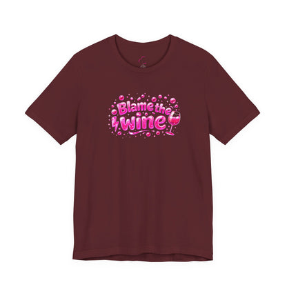 Blame the wine T-shirt