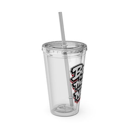 Booked because I'm that girl with the nails Clear Insulated Cup