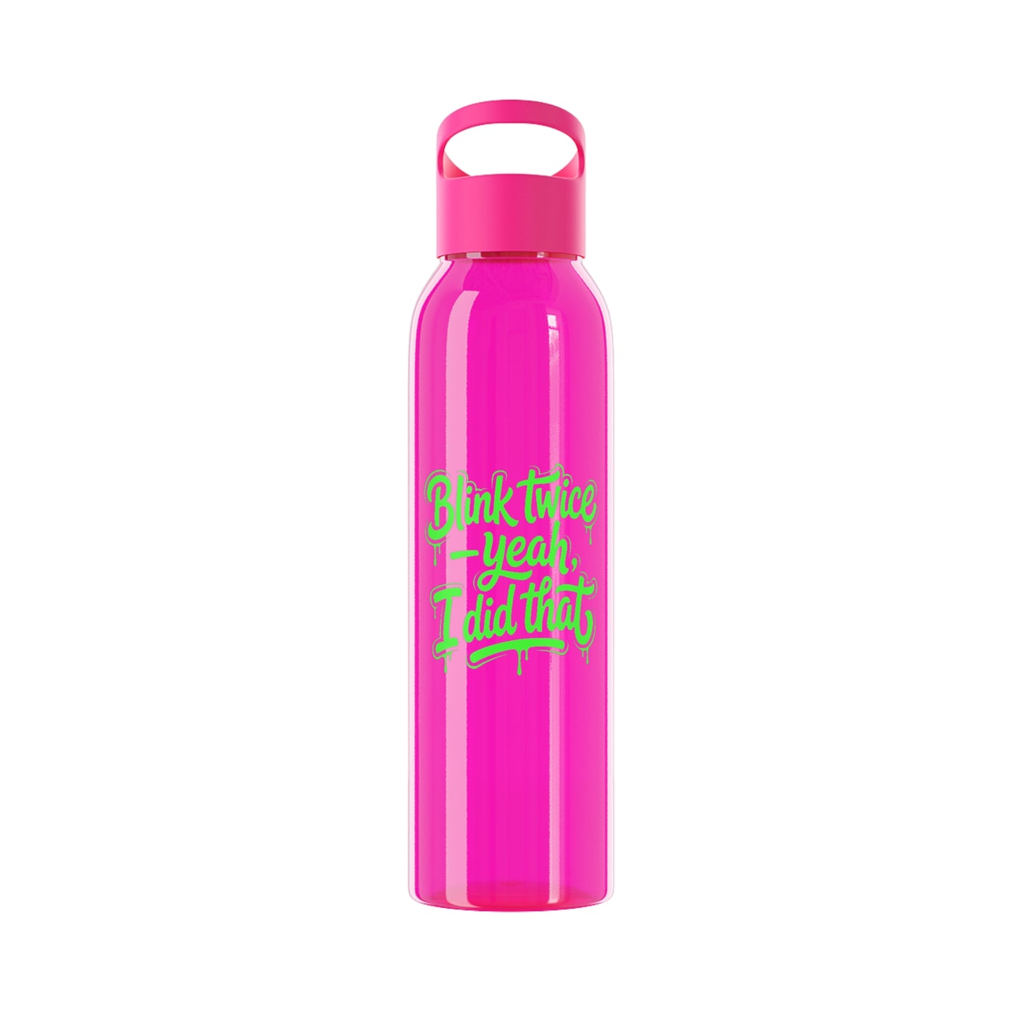 Blink twice yeah I did that Water Bottle