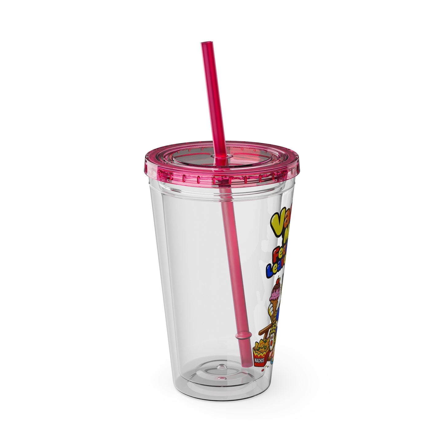 Vacation mode feed me and leave me alone Clear Insulated Cup
