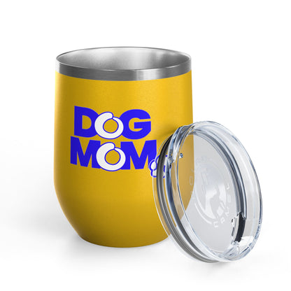 Dog mom blue Tumbler