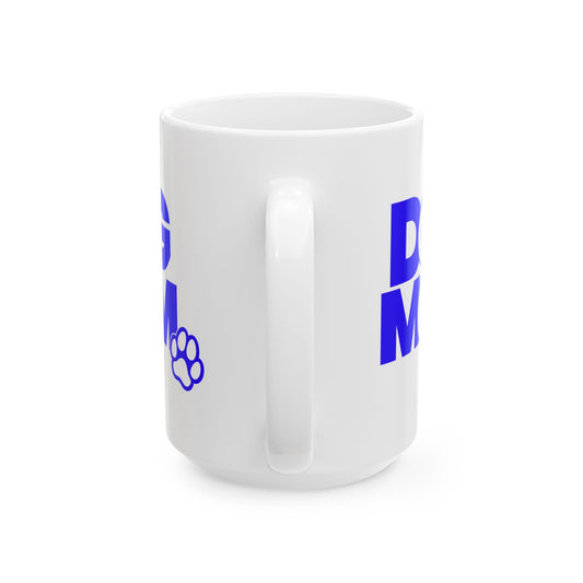 Dog mom blue Mug