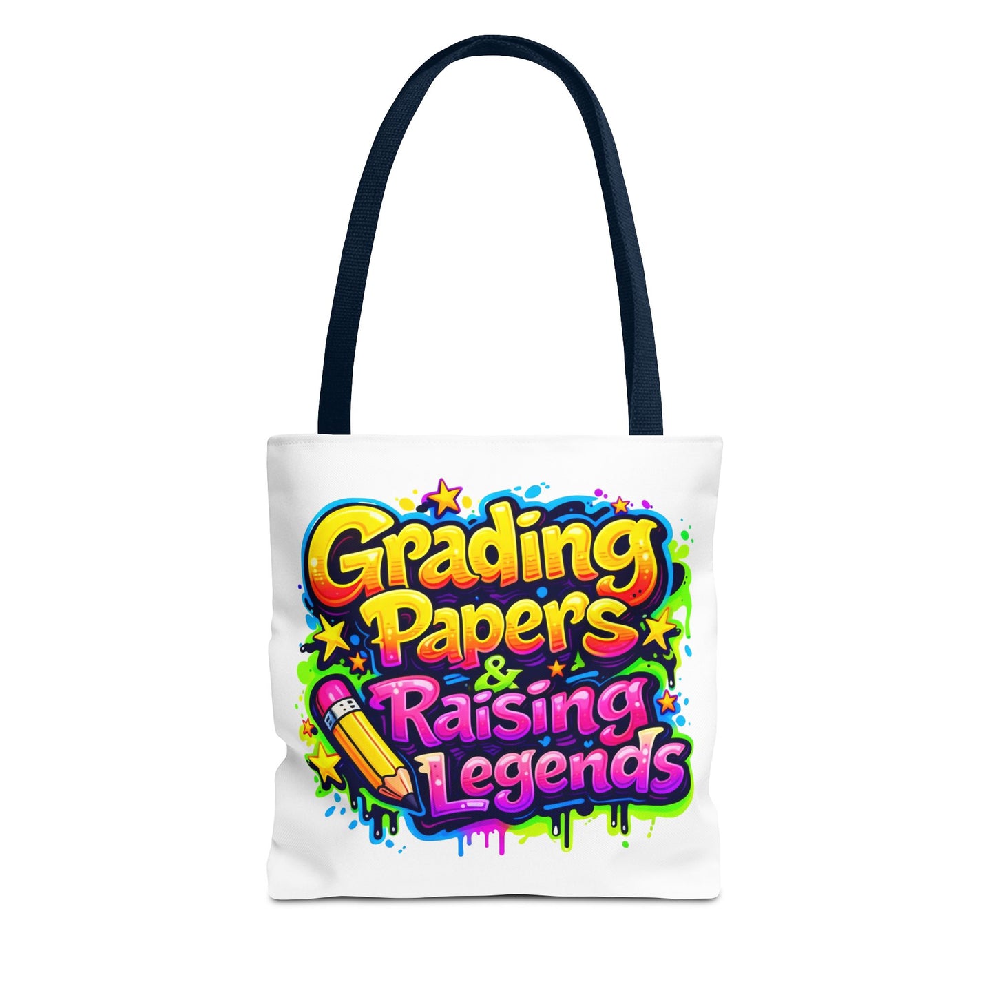 Grading papers & raising legends Tote Bag