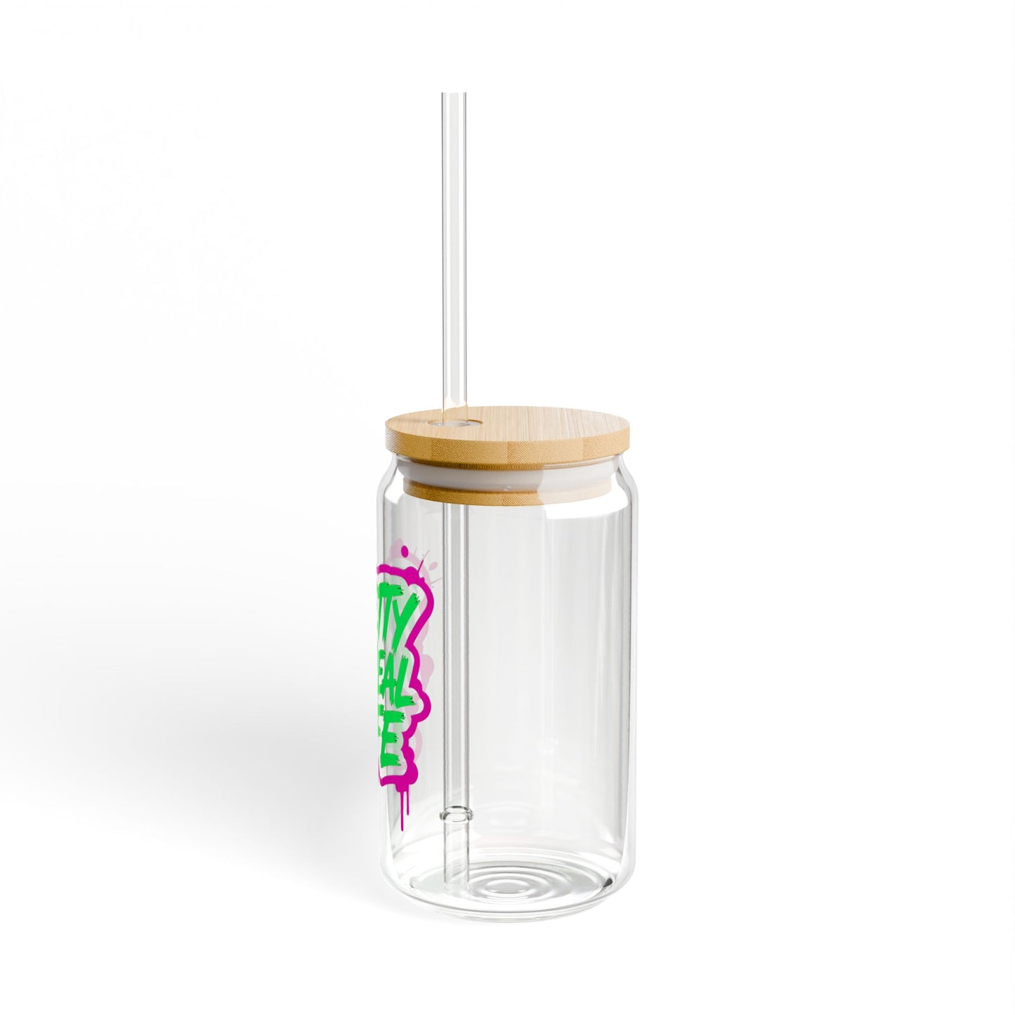 Pretty in real life Sipper Glass