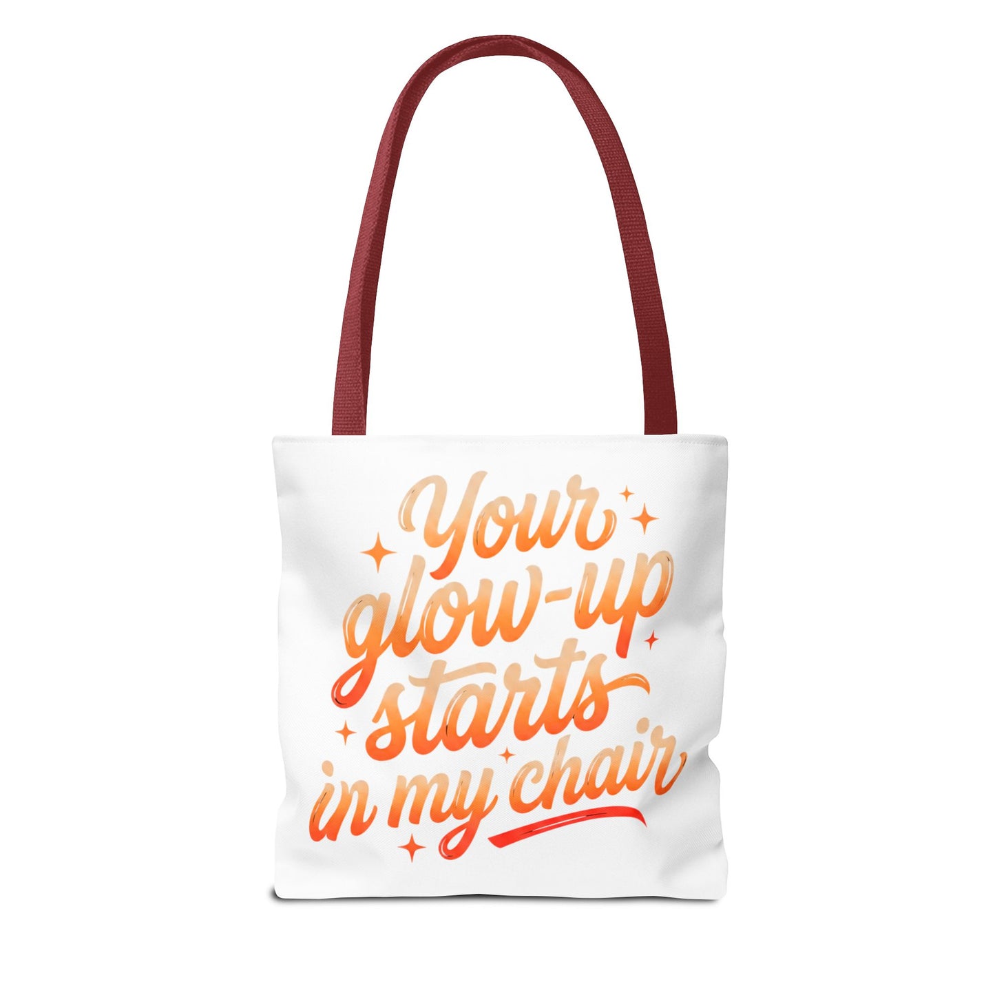 Your glow up starts in my chair Tote Bag