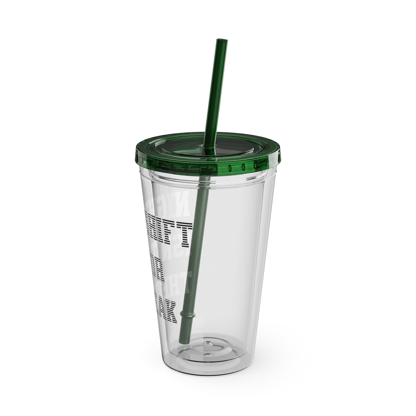 Night shift isn't for the weak Clear Insulated Cup