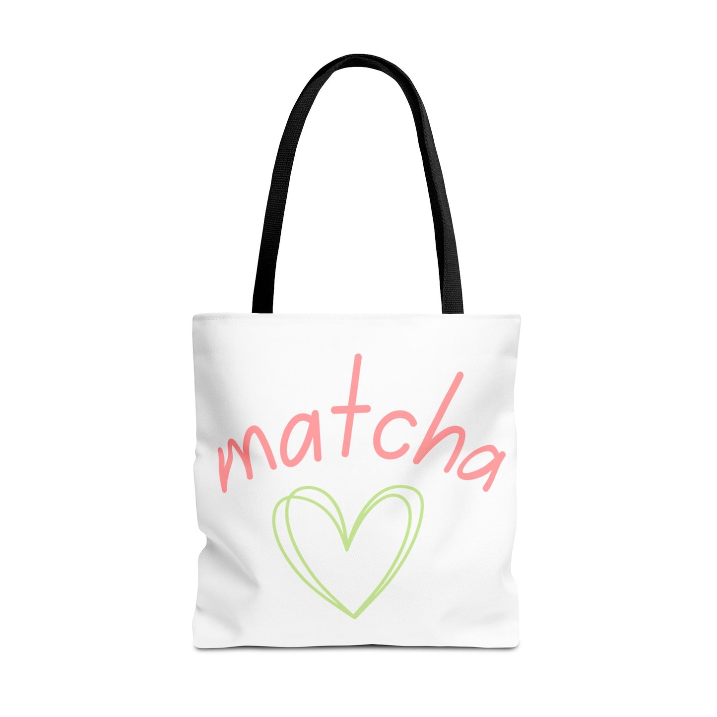 Matcha Heart Tote Bag