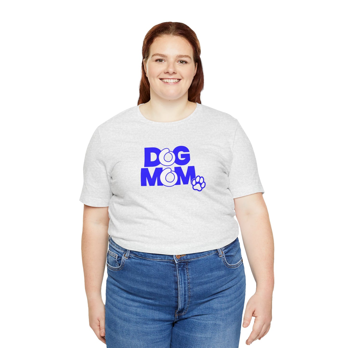 Dog mom blue T-shirt