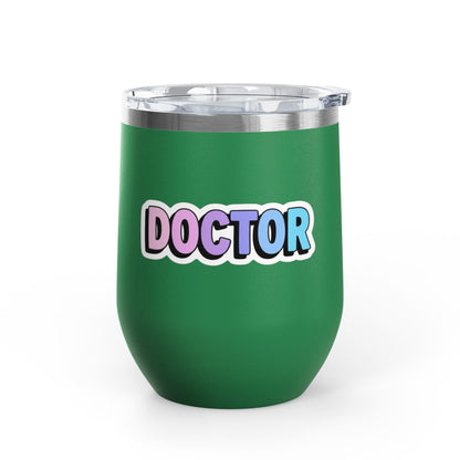 DOCTOR faux sticker Tumbler