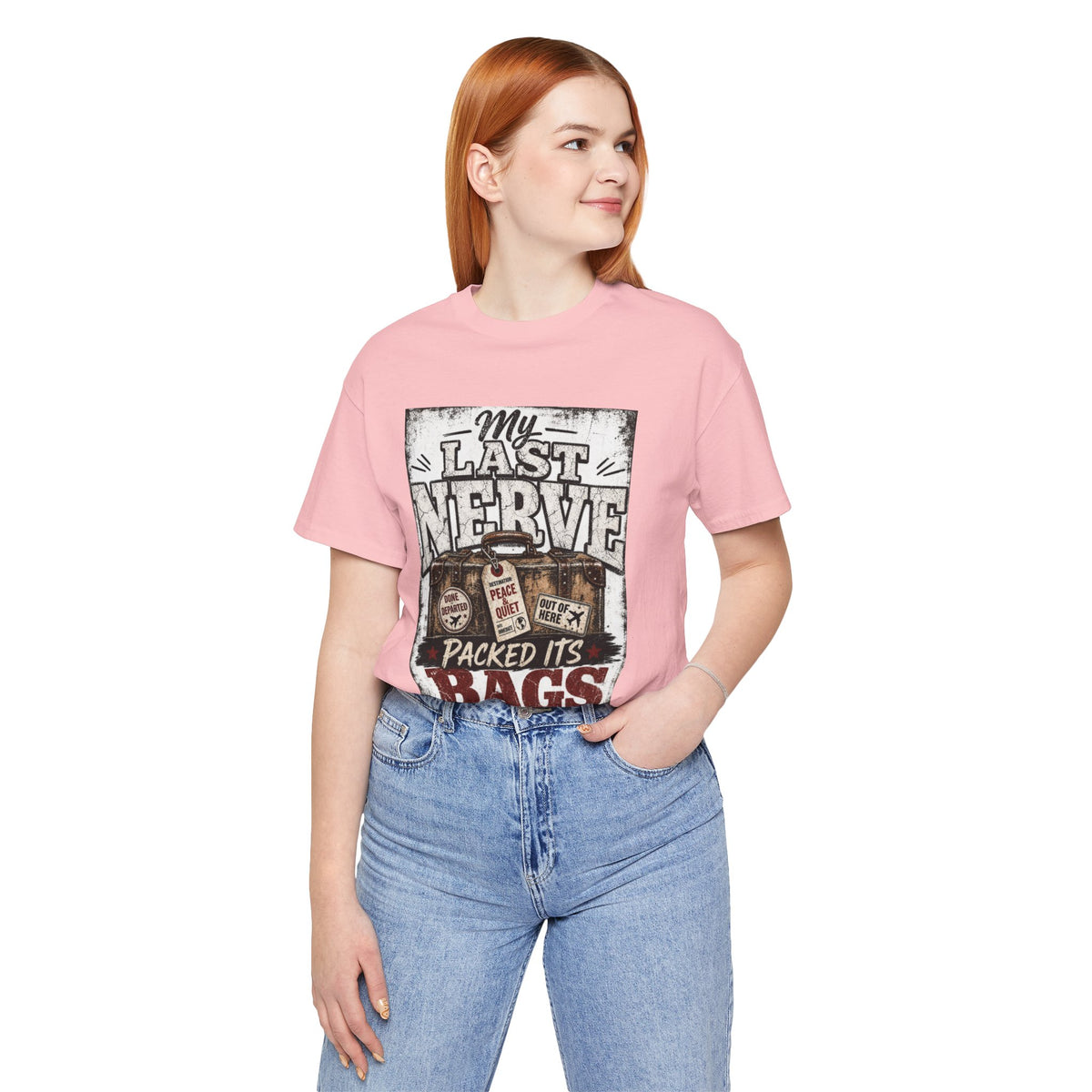 My last nerve packed it's bags T-shirt
