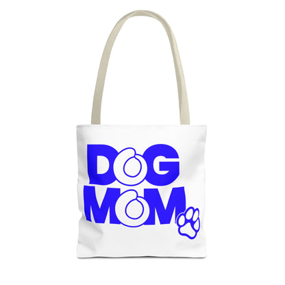 Dog mom blue Tote Bag