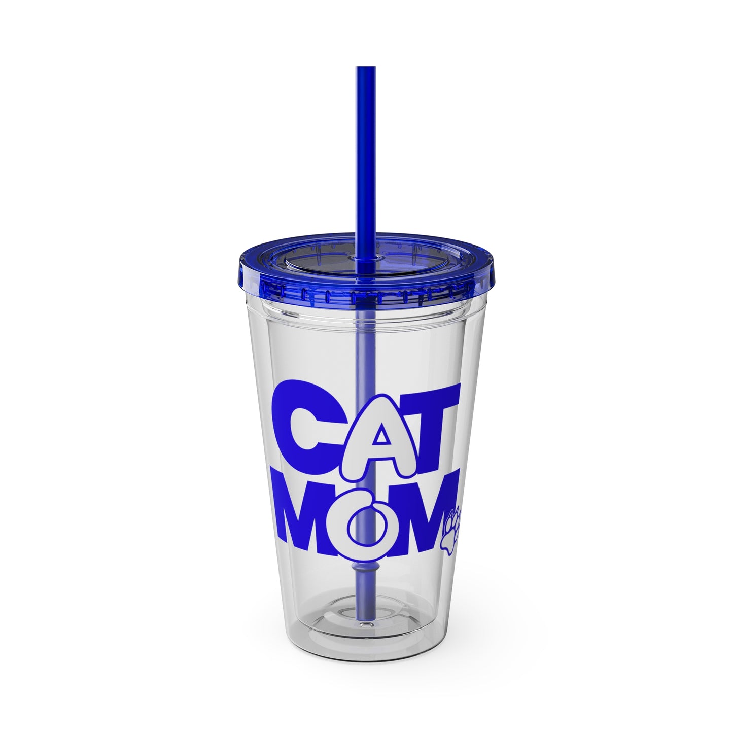 Cat mom blue Insulated Cup