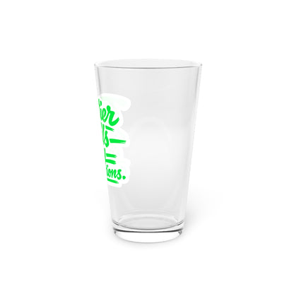 Top-tier nails only no exceptions Beer Glass