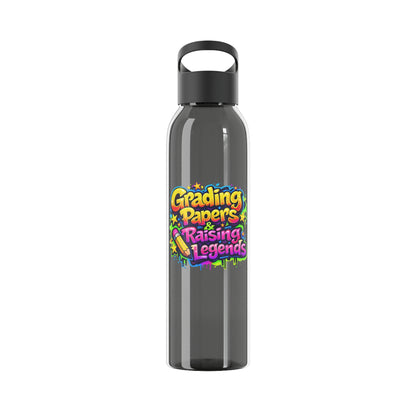 Grading papers & raising legends Water Bottle