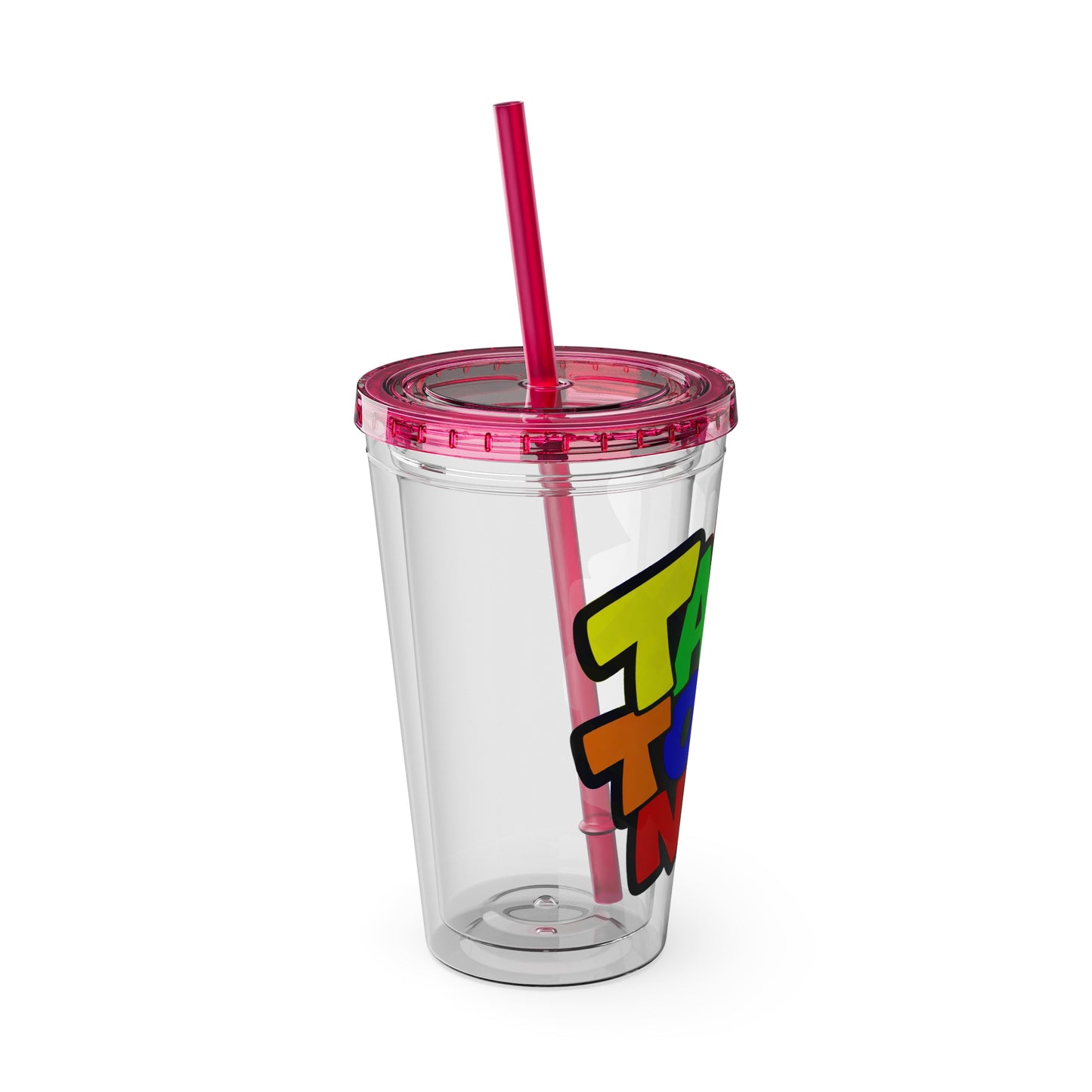 Talk to me nice Clear Insulated Cup