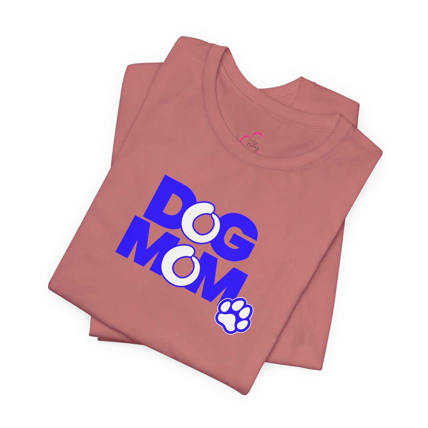 Dog mom blue T-shirt