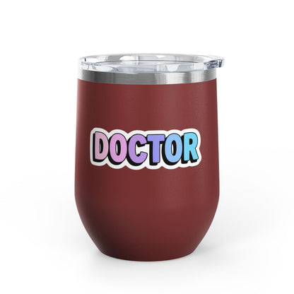DOCTOR faux sticker Tumbler