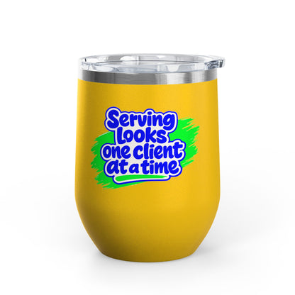 Serving looks one client at a time Tumbler