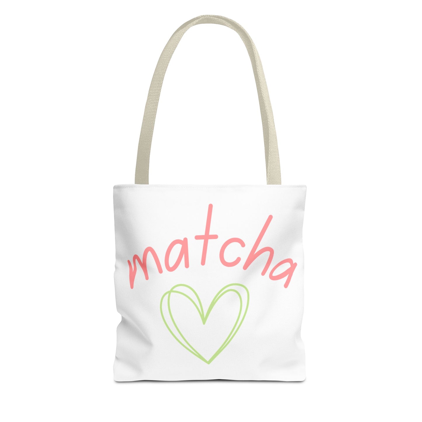 Matcha Heart Tote Bag