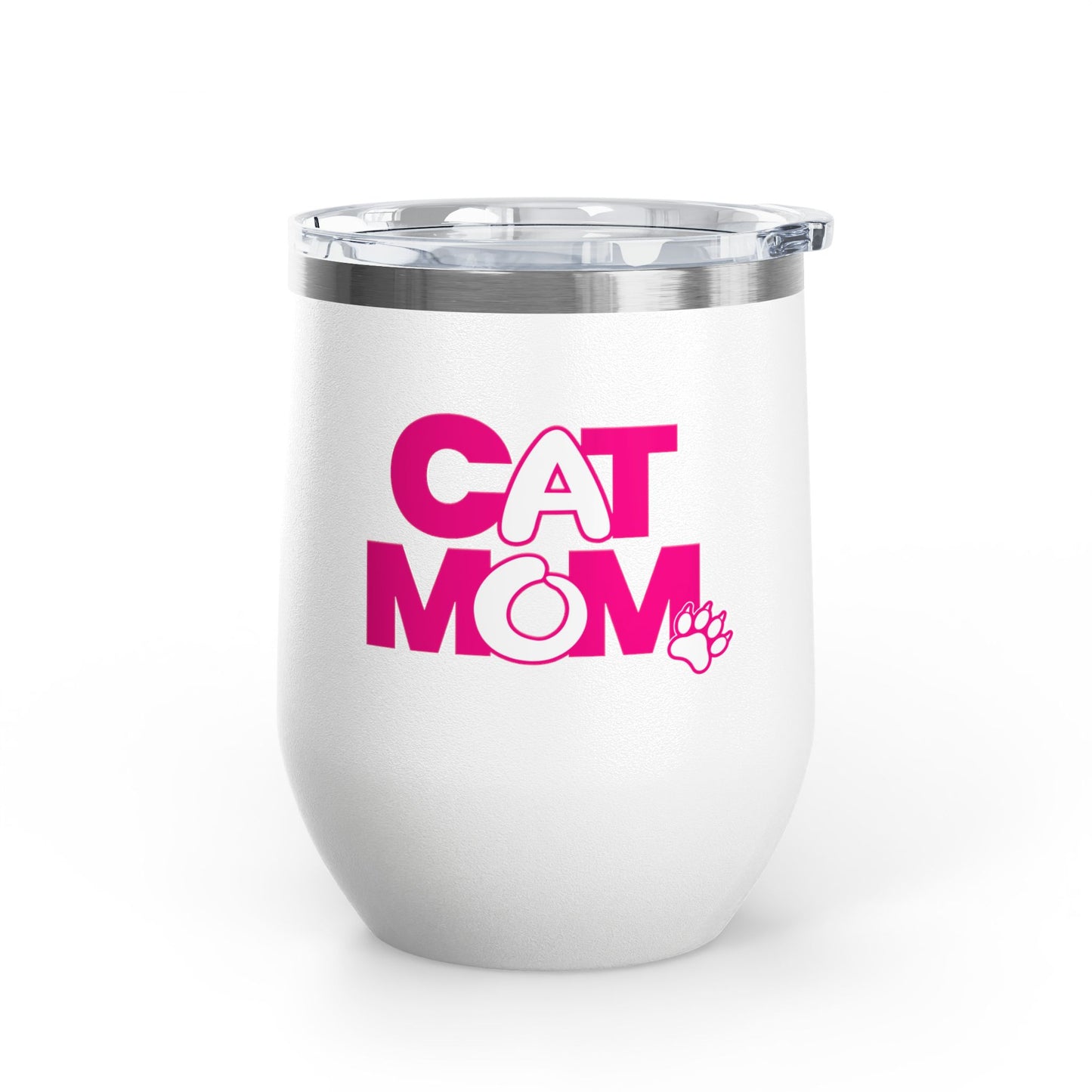 Cat mom pink Tumbler