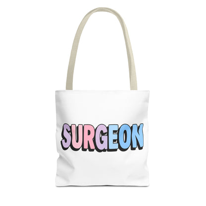 SURGEON faux sticker Tote Bag