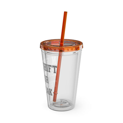 Night shift isn't for the weak Clear Insulated Cup