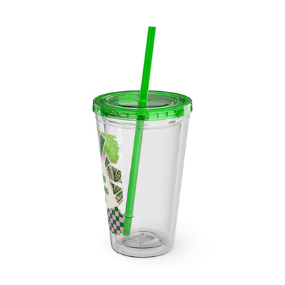 Matcha made me do it  Clear Insulated Cup