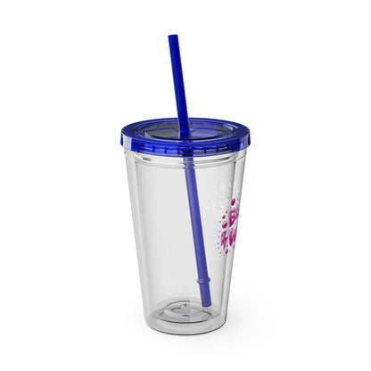 Blame the wine Clear Insulated Cup