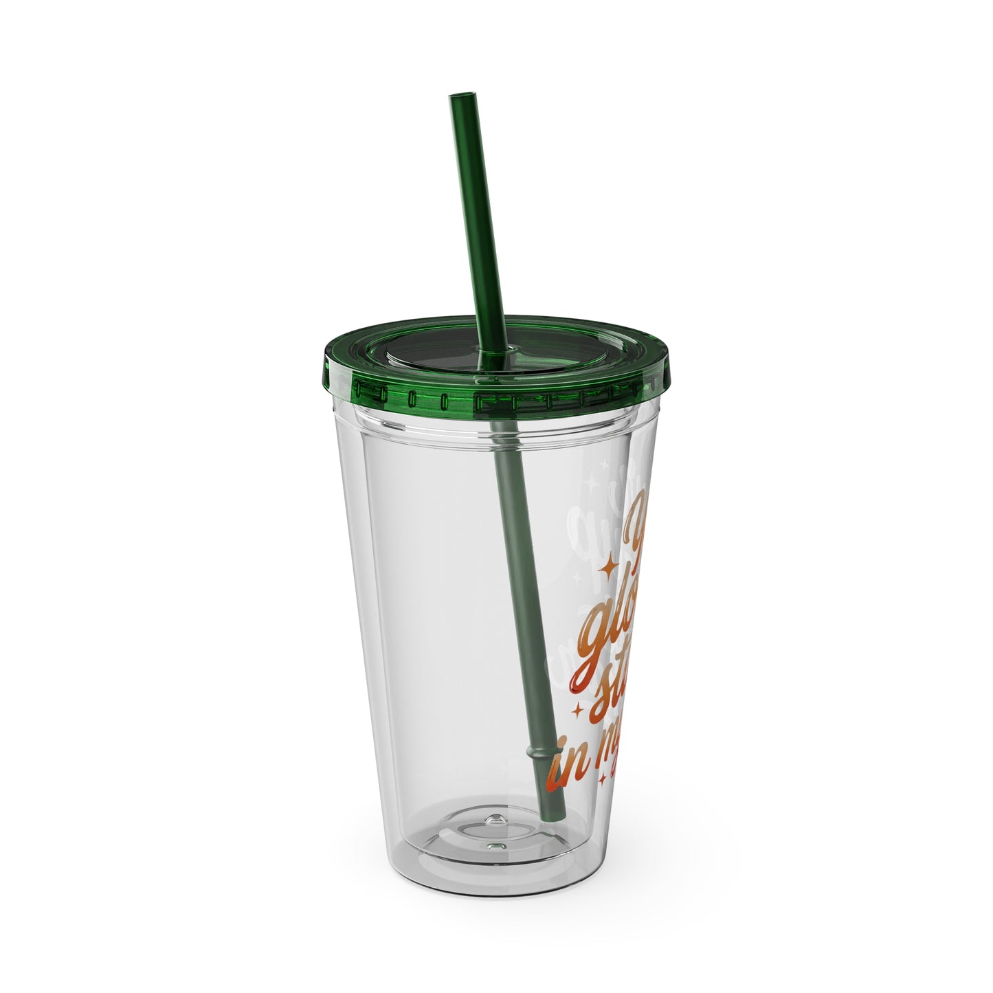 Your glow up starts in my chair Clear Insulated Cup