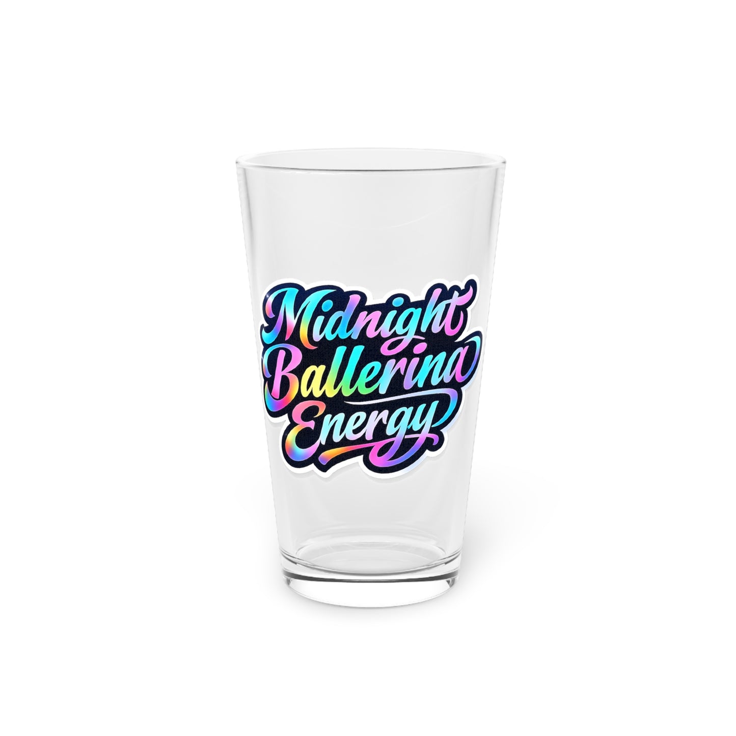 Midnight ballerina energy Beer Glass