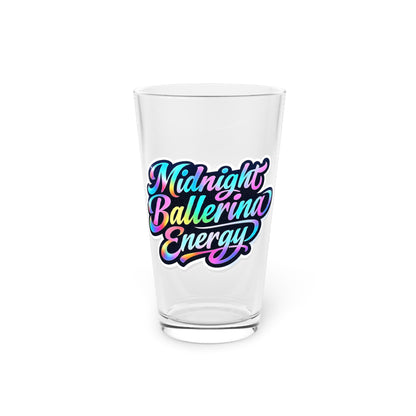 Midnight ballerina energy Beer Glass