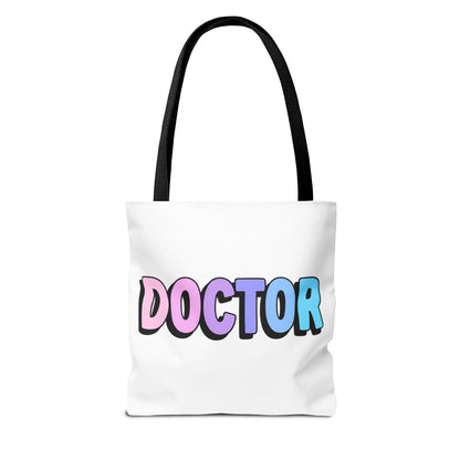 DOCTOR faux sticker Tote Bag