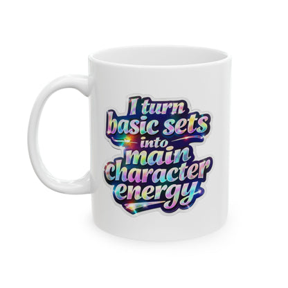 I turn basic sets into main character energy Mug