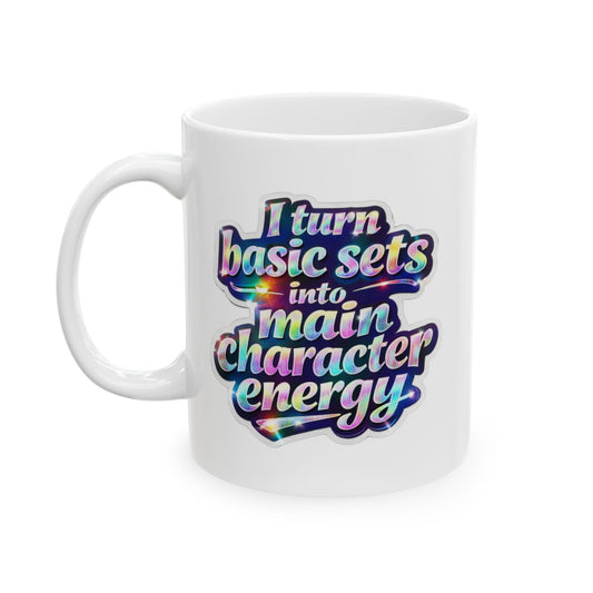 I turn basic sets into main character energy Mug