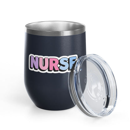 NURSE faux sticker Tumbler