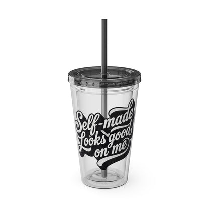 Self-made looks good on me Insulated Cup