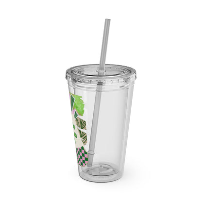 Matcha made me do it  Clear Insulated Cup