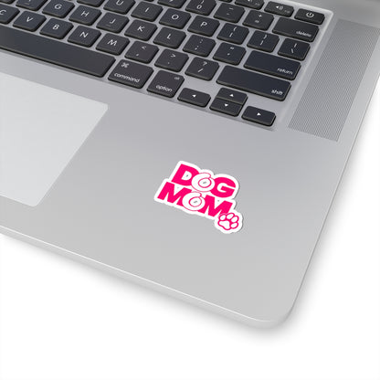 Dog mom pink Sticker