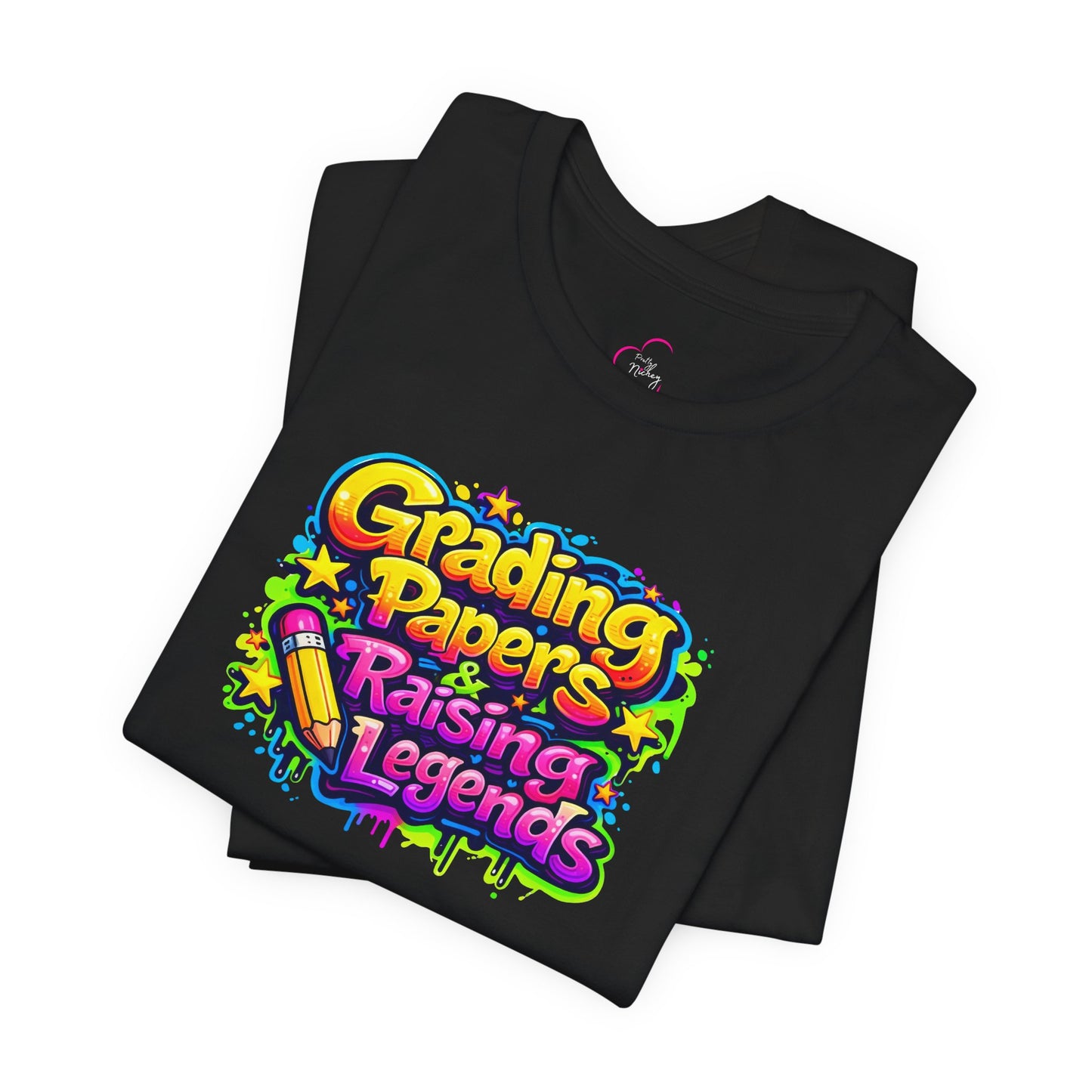 Grading papers & raising legends T-shirt