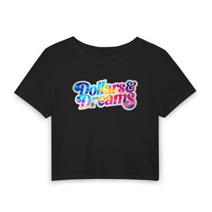 Dollars & Dreams Crop Tee