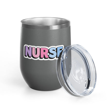 NURSE faux sticker Tumbler