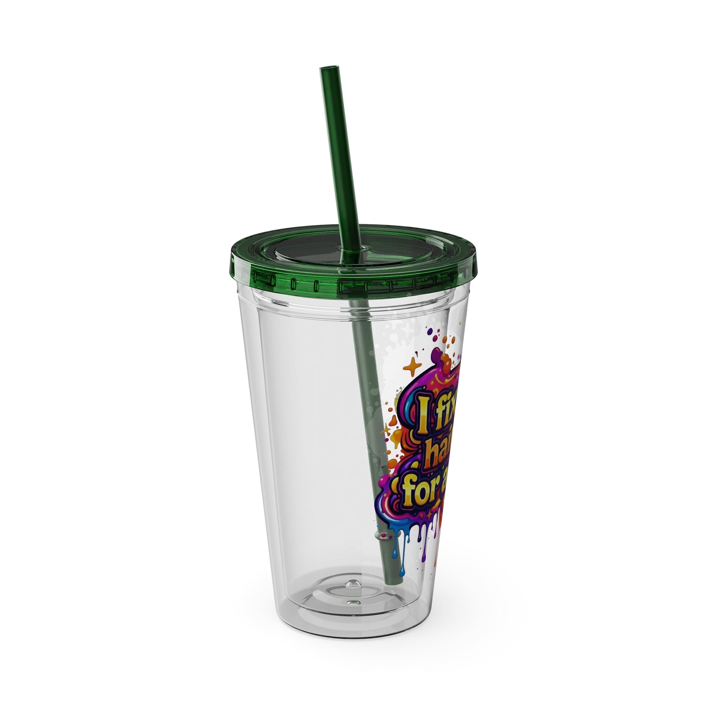 I fix bad hair days for a living Clear Insulated Cup