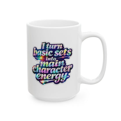 I turn basic sets into main character energy Mug