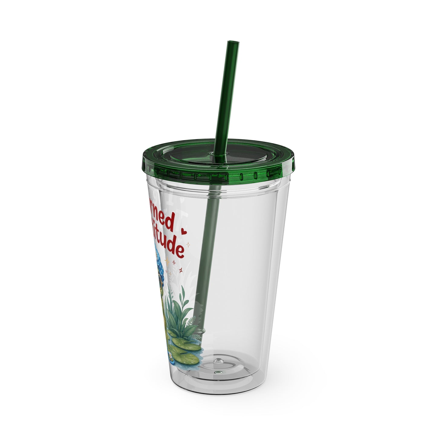 I've earned this attitude Clear Insulated Cup