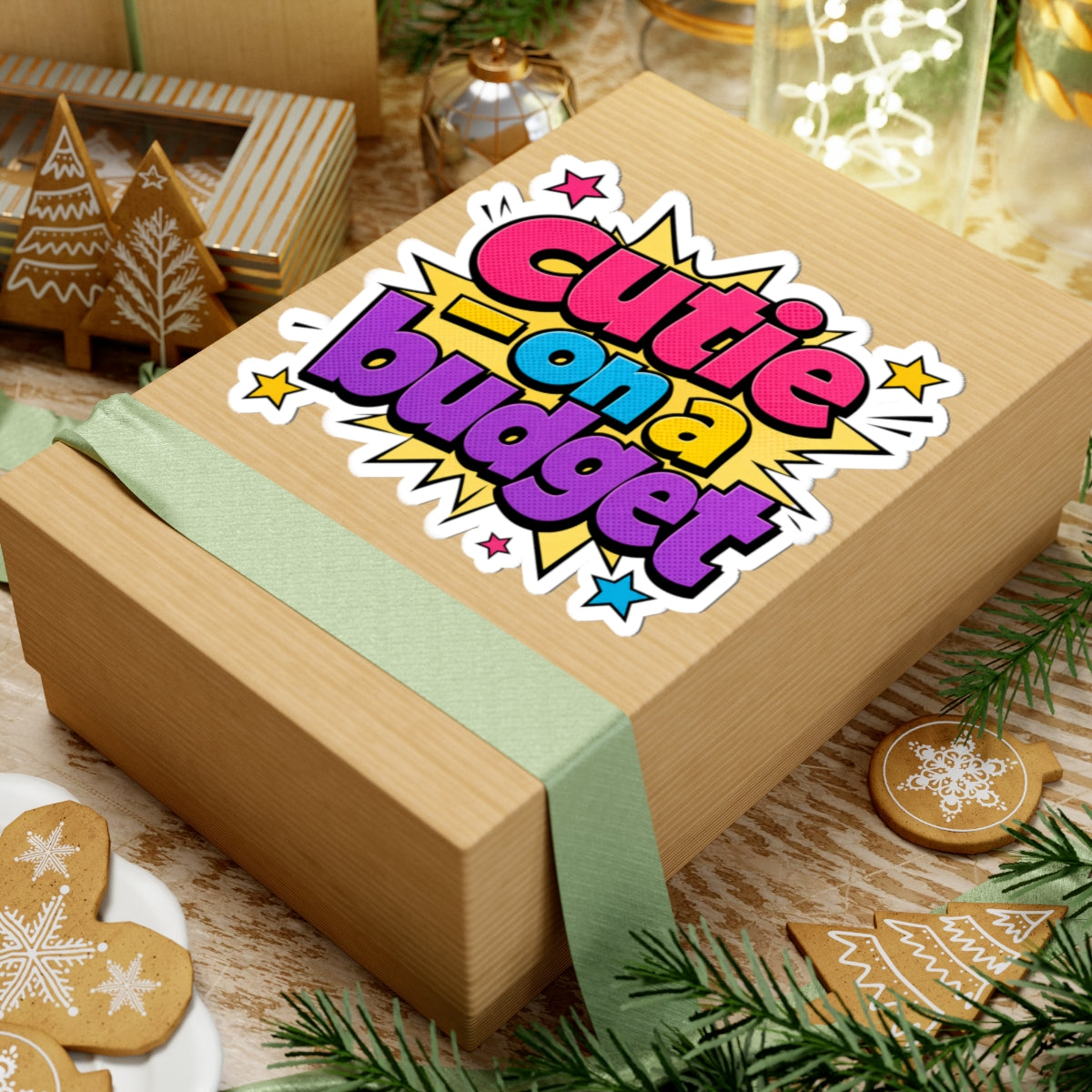 Cutie on a budget Sticker