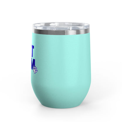 Cat mom blue Tumbler