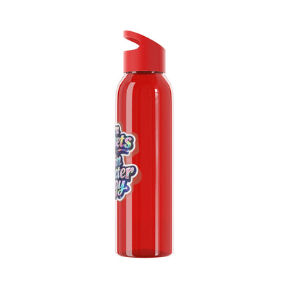 I turn basic sets into main character energy Water Bottle